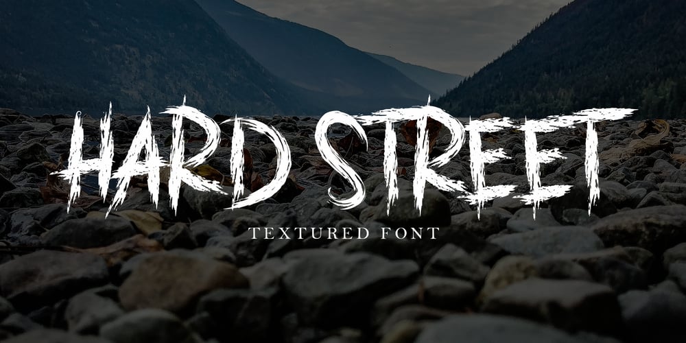 Hard Street font