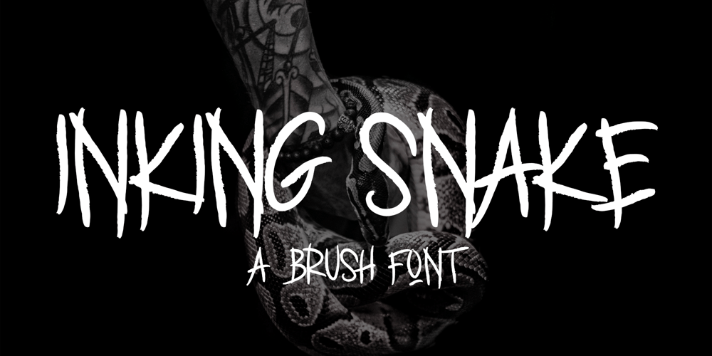 Inking Snake font