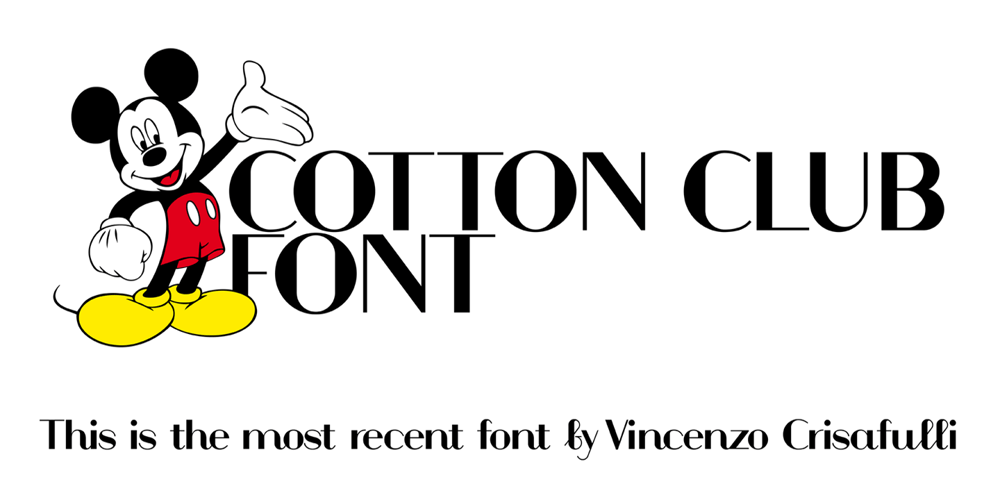 Cotton Club font