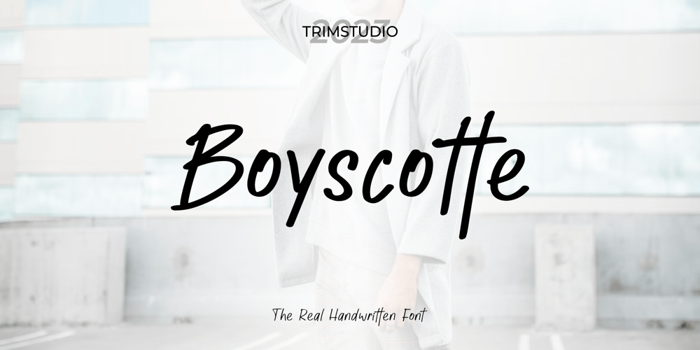 Boyscotte font