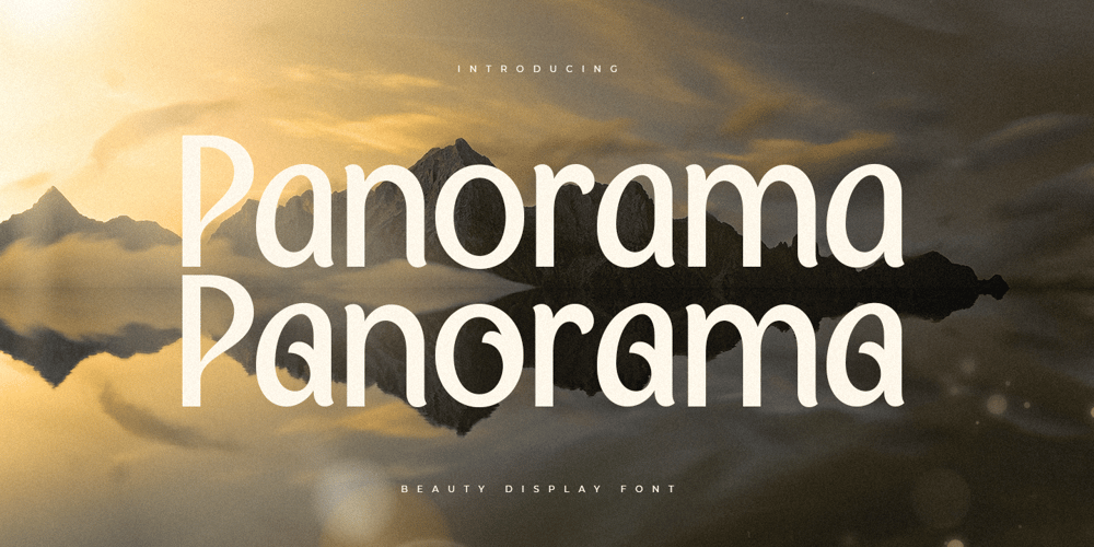Panorama font
