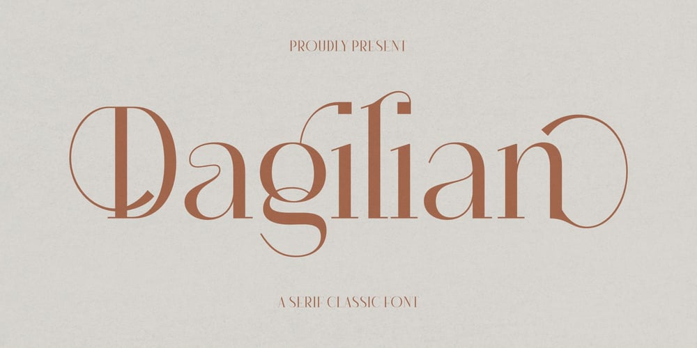 Dagilian font