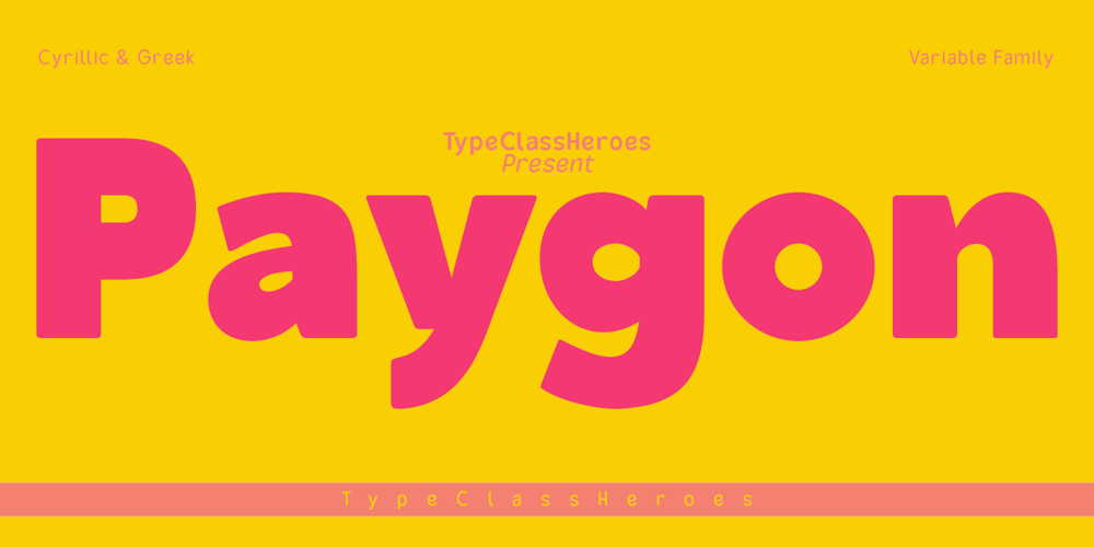 Paygon font