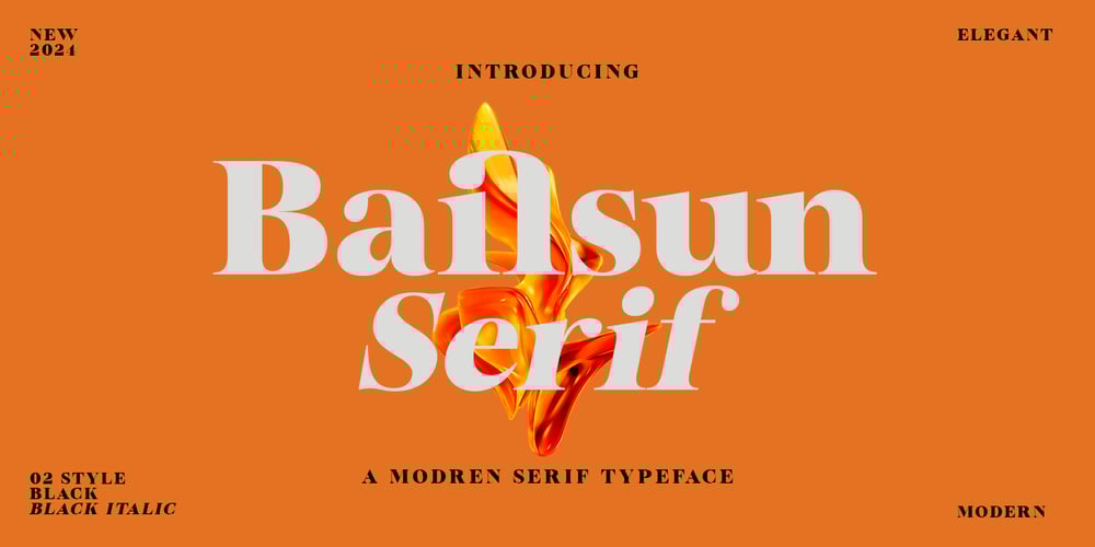 Bailsun font
