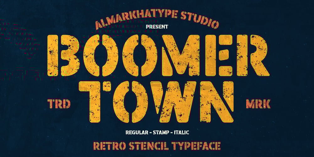 Boomer Town font