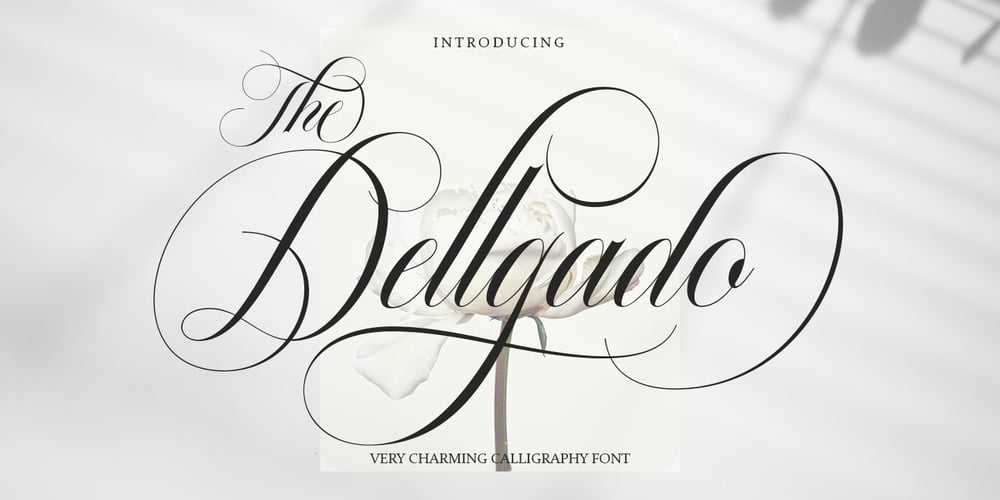 The Dellgado font