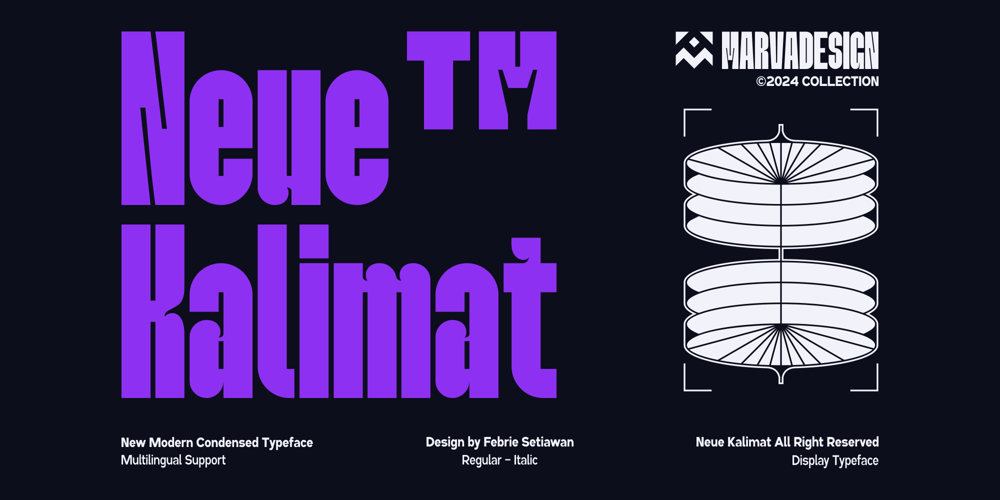 Neue Kalimat font