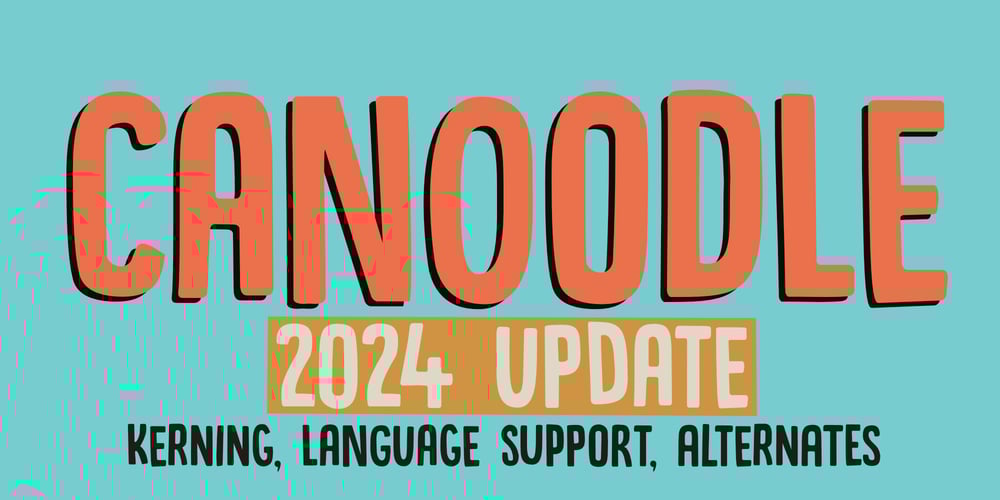 Canoodle font