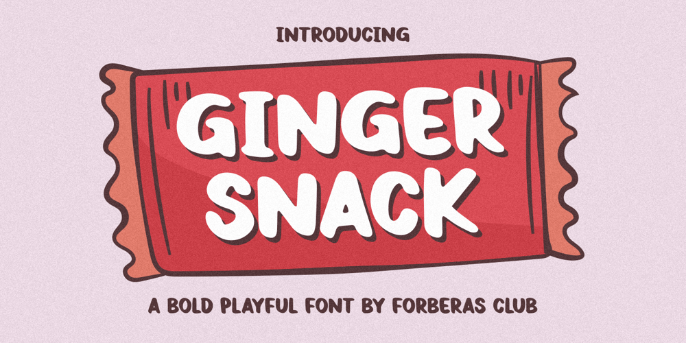 Ginger Snack font
