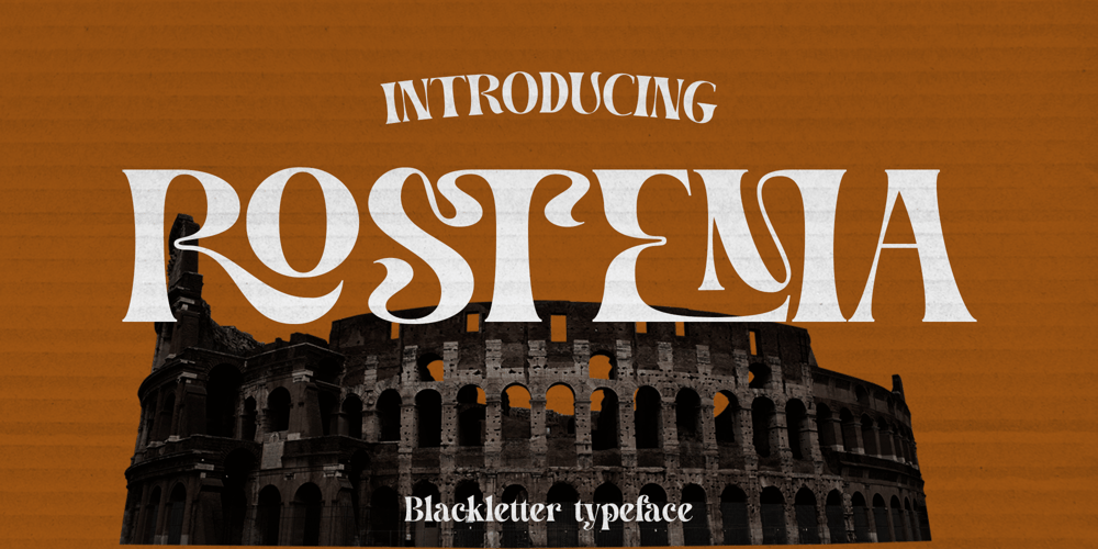 Rostema font