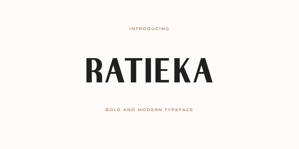 Ratieka font