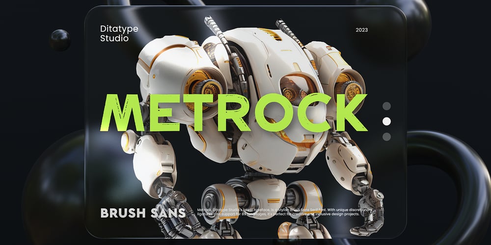 Metrock font