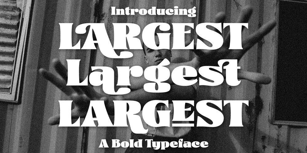 Largest font