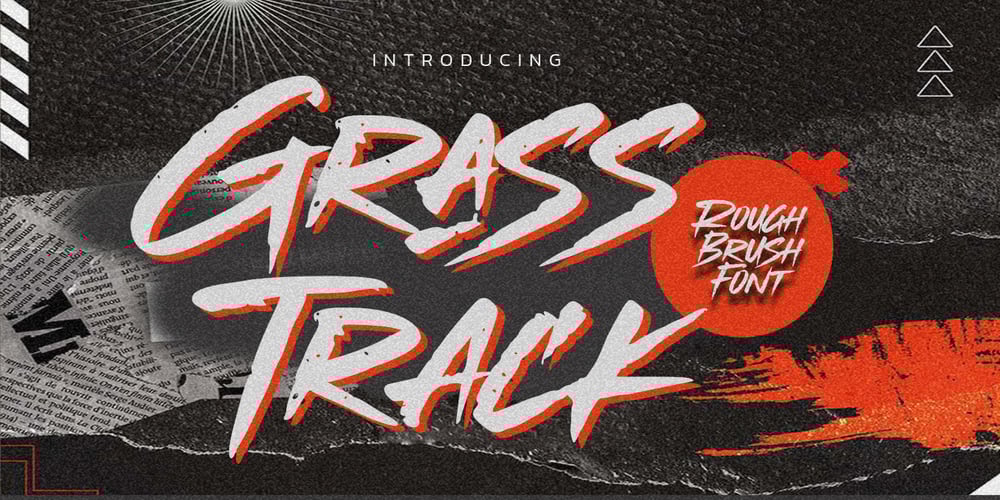 Grasstrack font