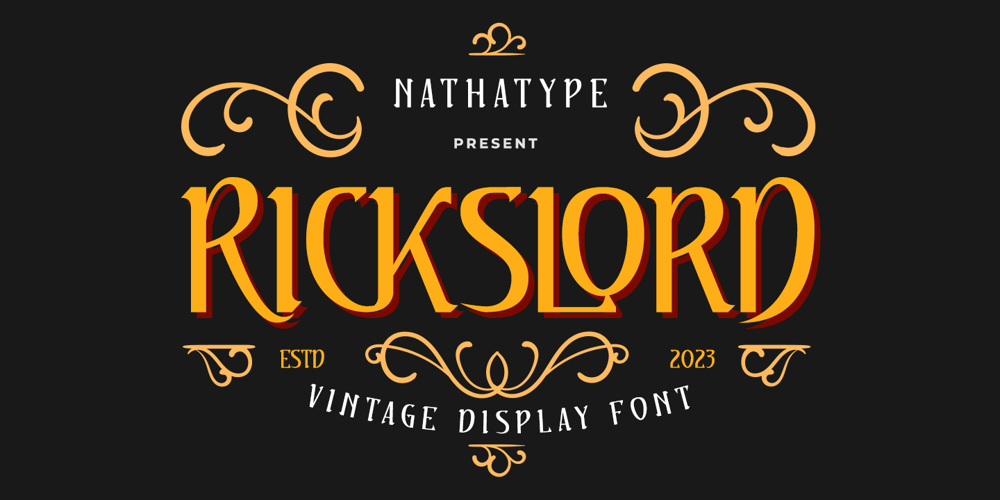 Rickslord font