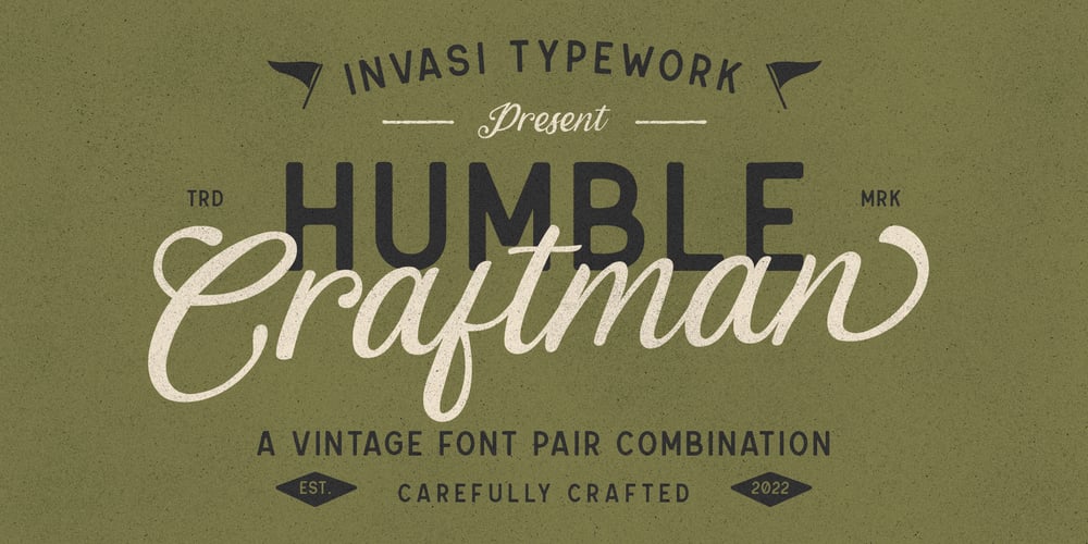 Humble Craftman font