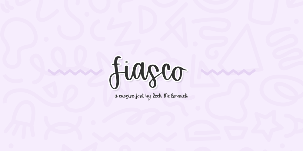 Fiasco Cursive Font font
