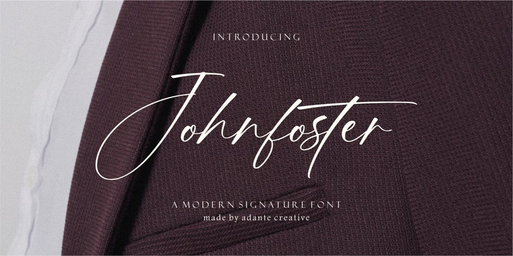 Johnfoster font