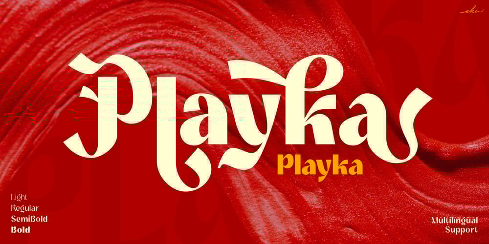 Playka font