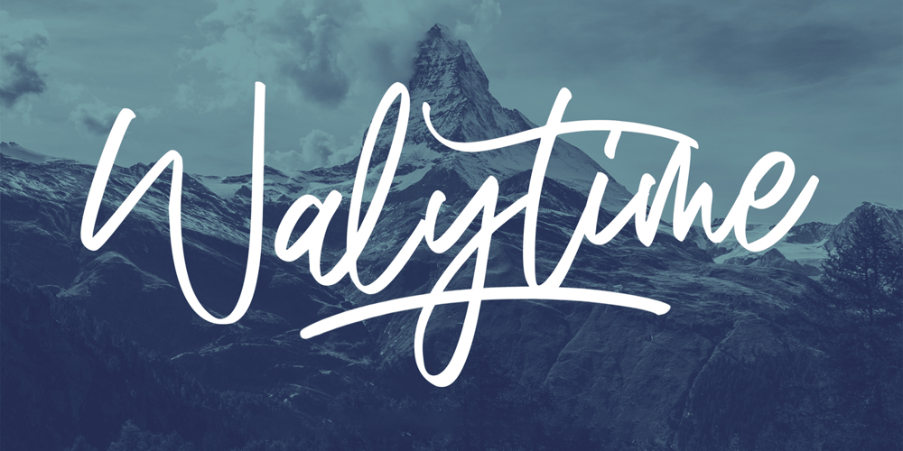 Walytime font