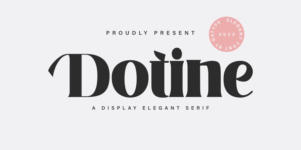 Dotine font