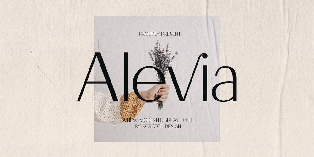 Alevia font