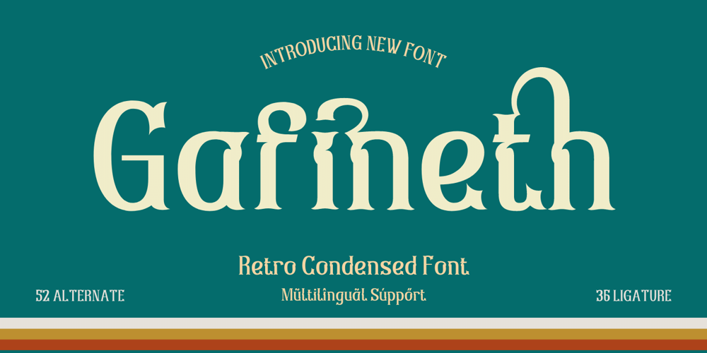Gafineth font