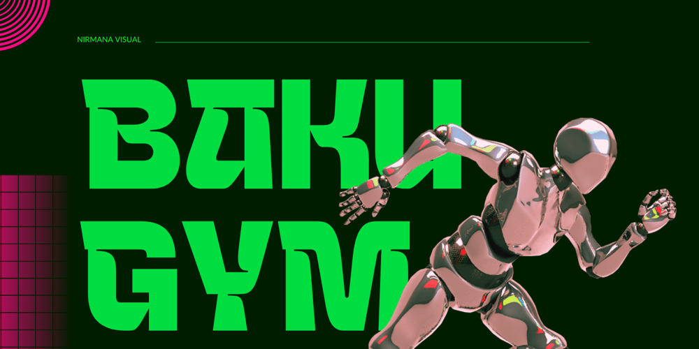 Baku Gym font