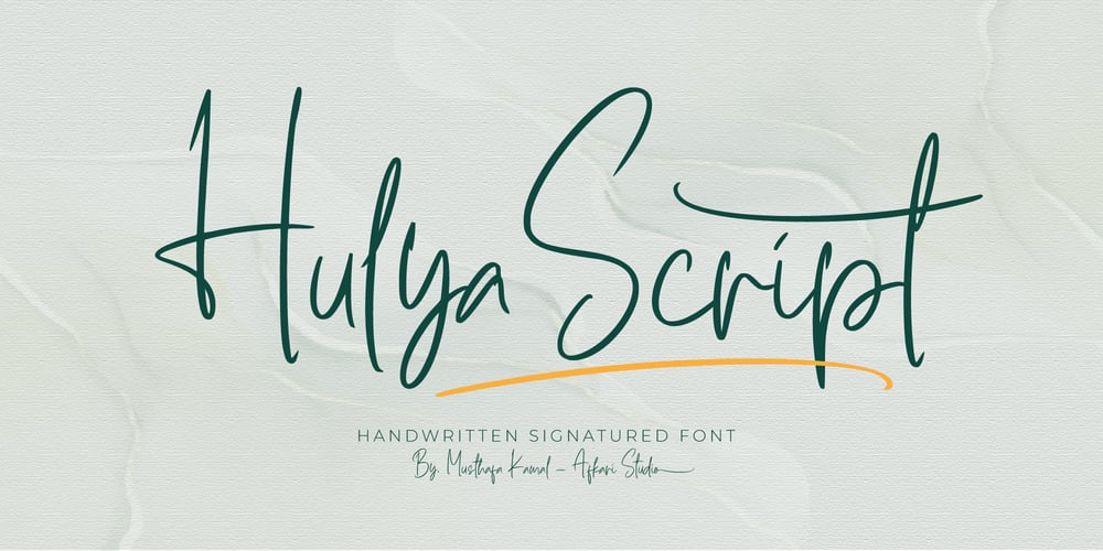 Hulya Script font