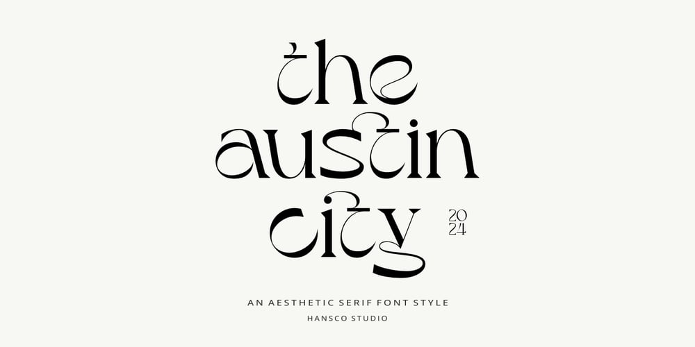 Austin City font