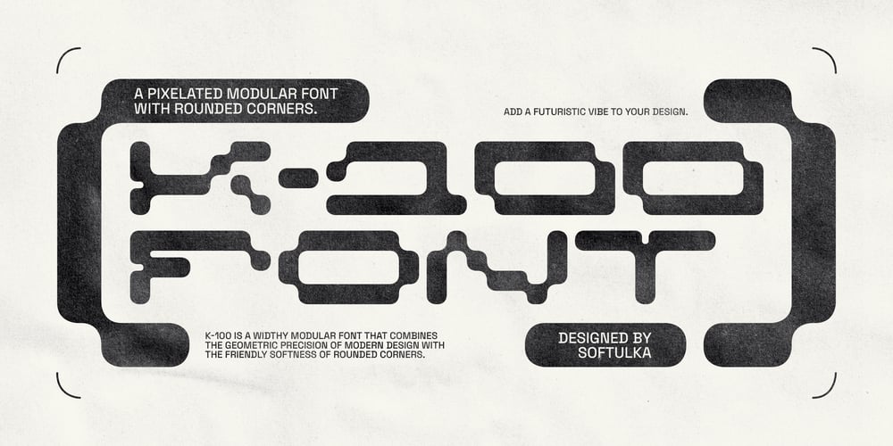 K100 font