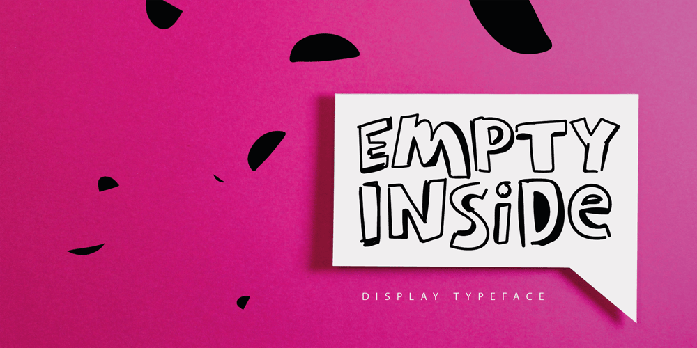 Empty Inside font