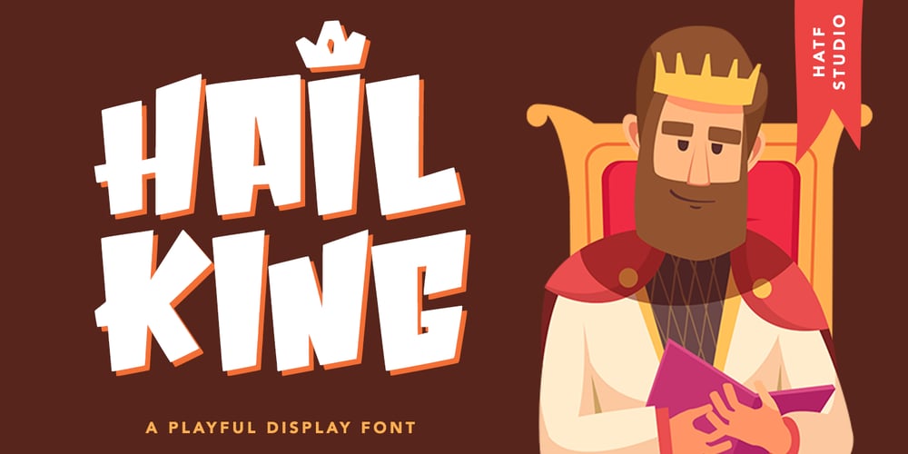 Hail King font