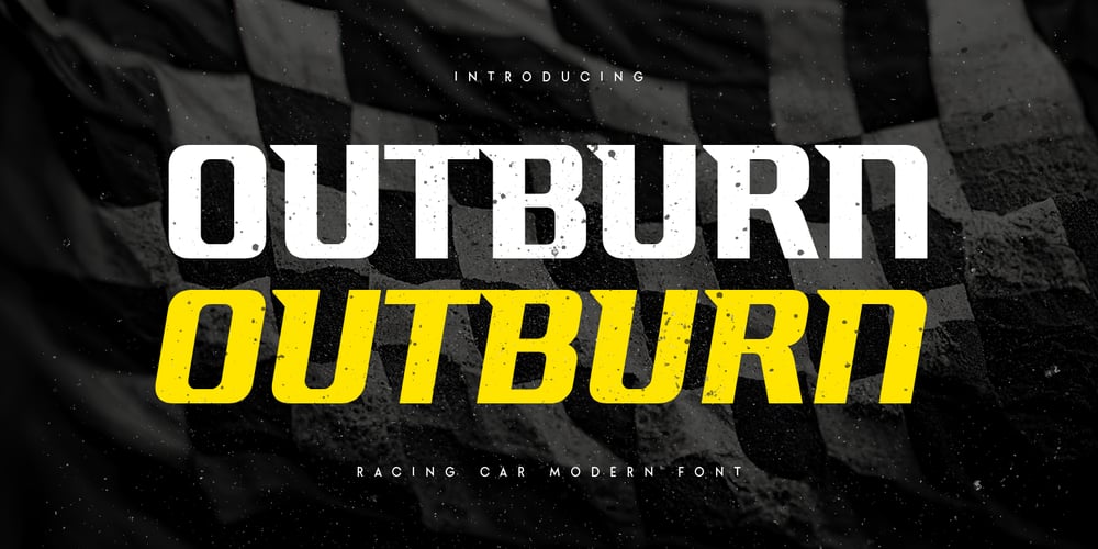 Outburn font