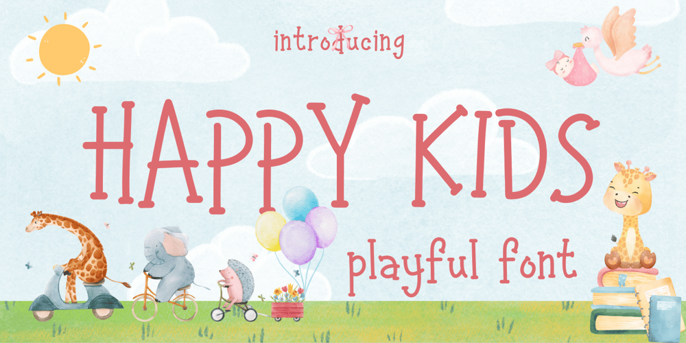 Happy Kids font
