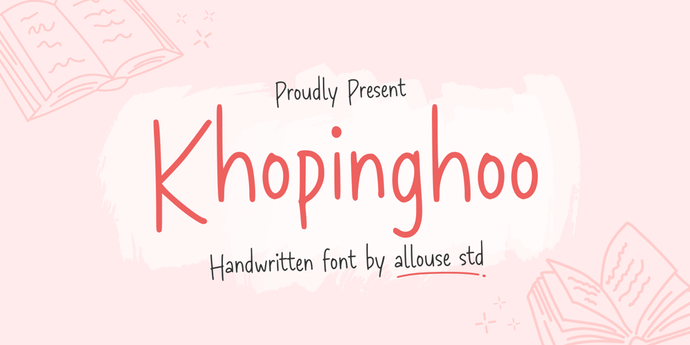 Khopinghoo font