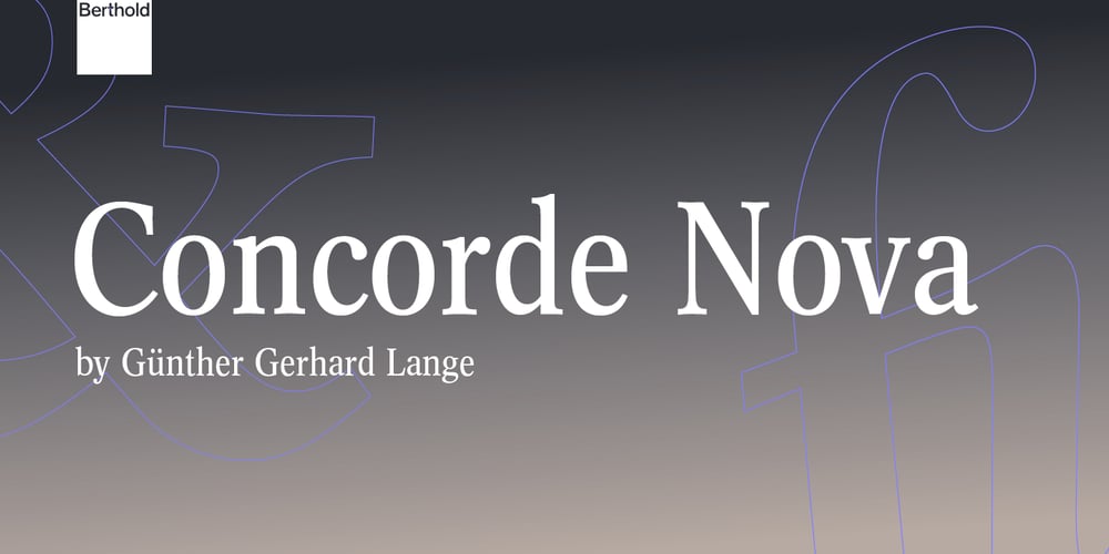 Concorde Nova font