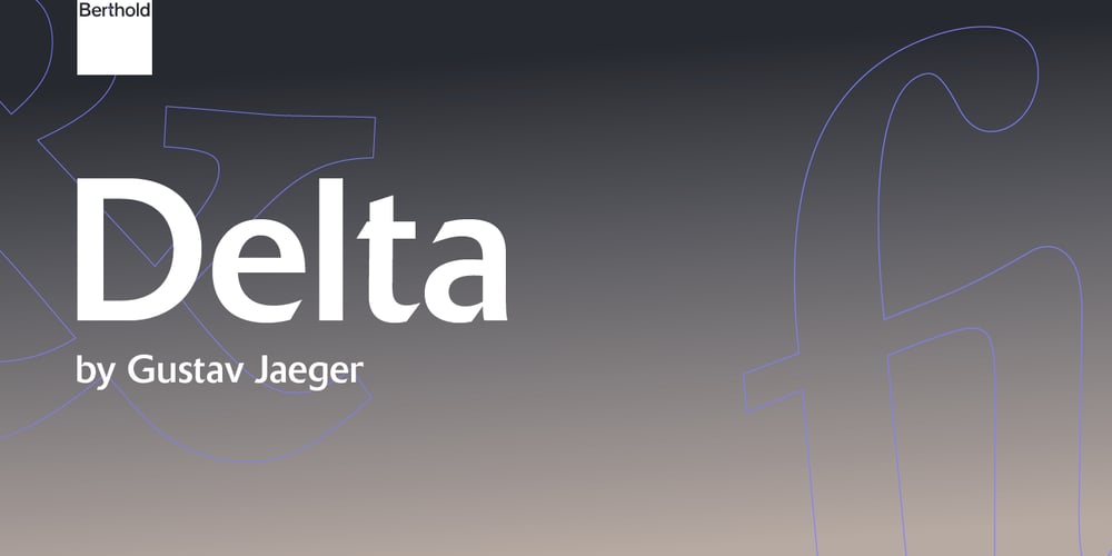 Delta font