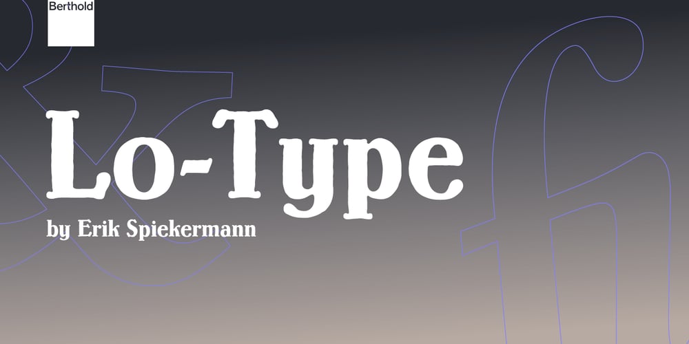 Lo-Type font