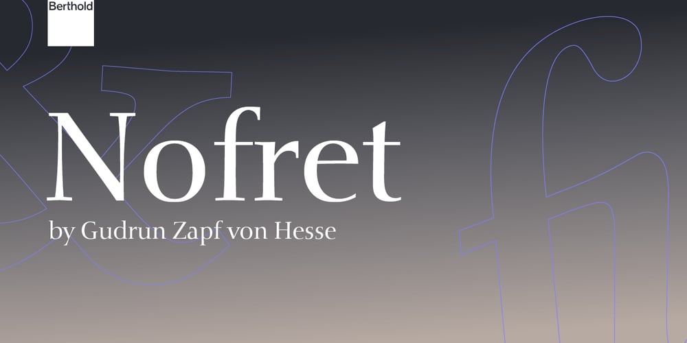 Nofret font