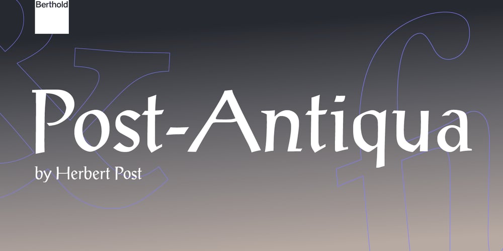 Post-Antiqua font