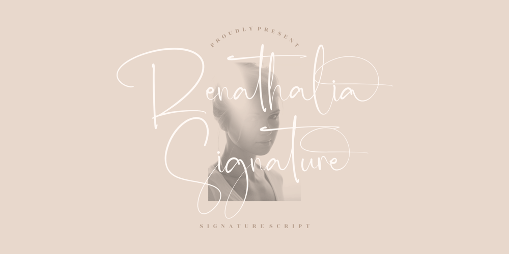 Renathalia Signature font