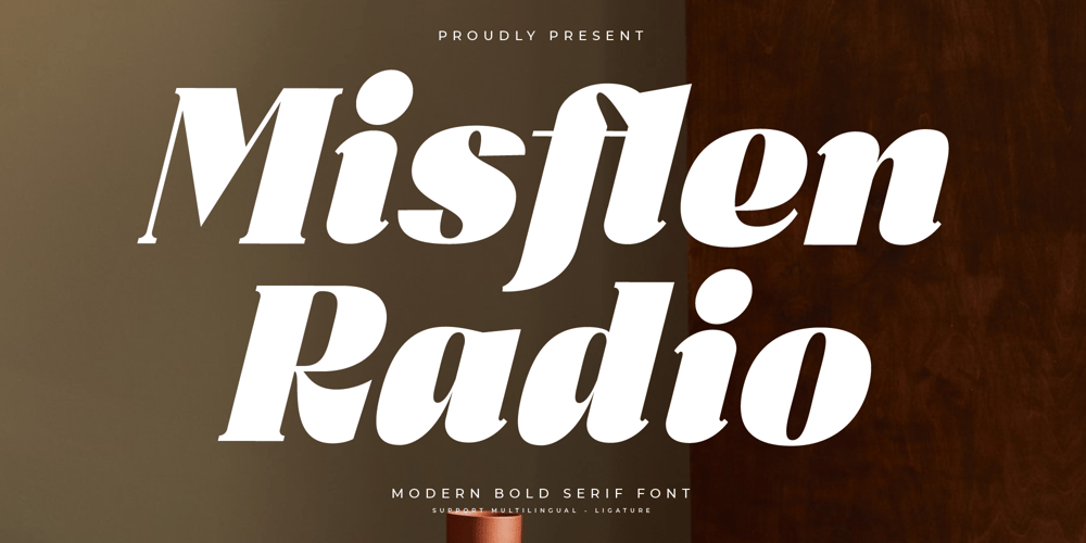 Misflen Radio font