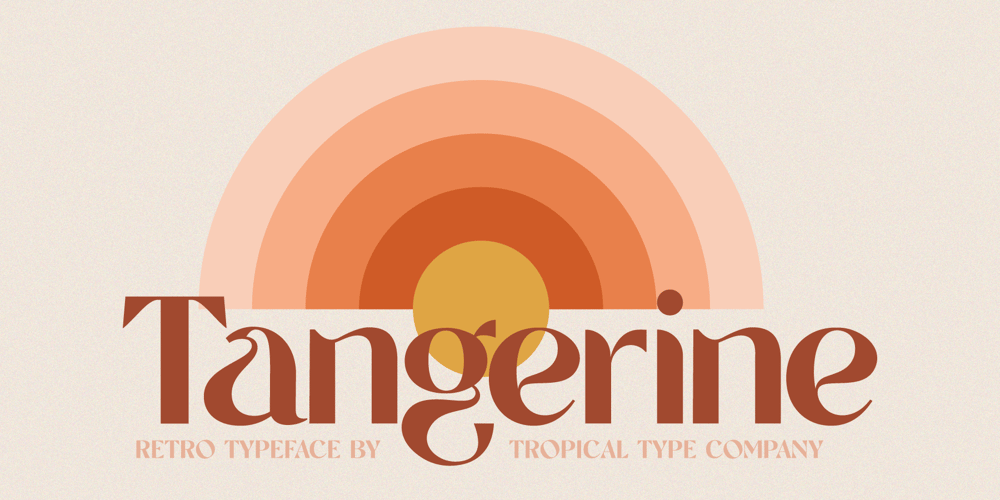 TT Tangerine font