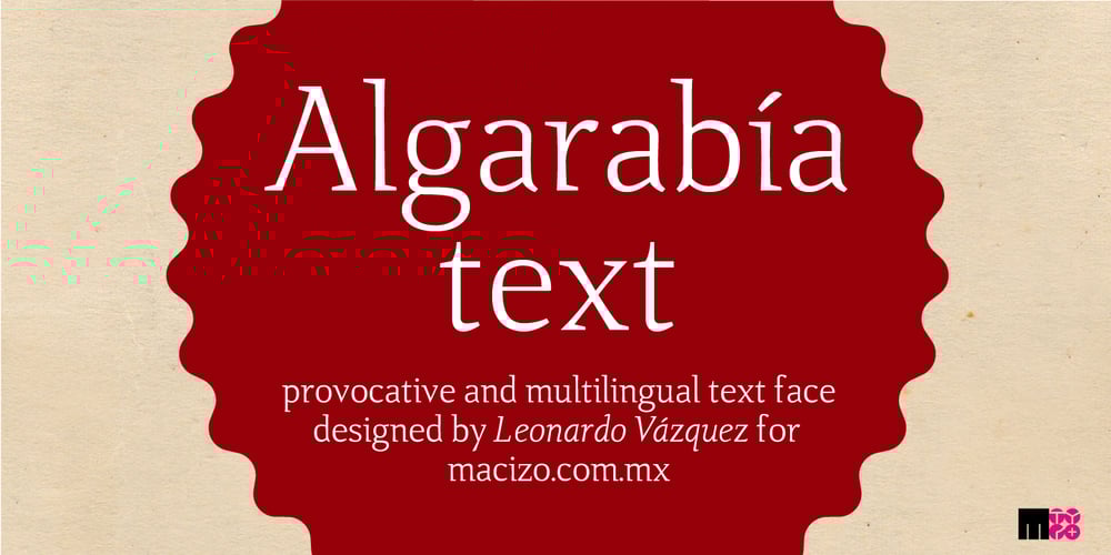 Algarabia font