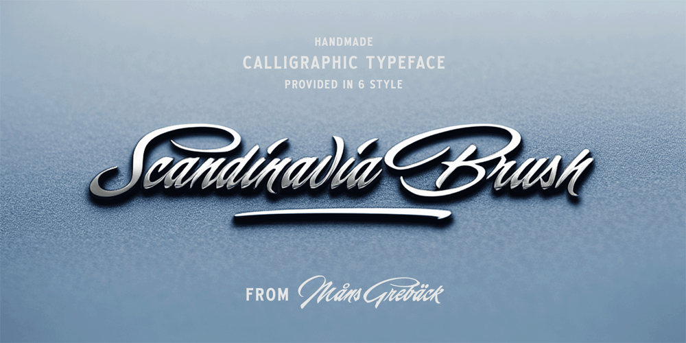 Scandinavia Brush font