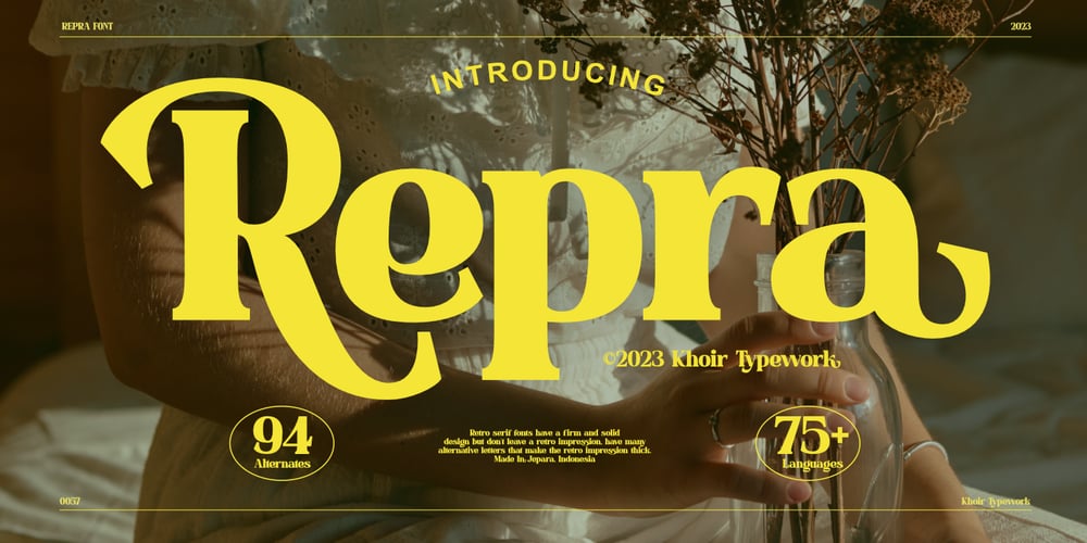 Repra font