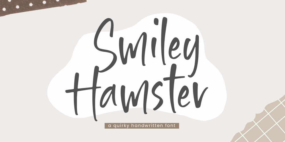 Smiley Hamster font