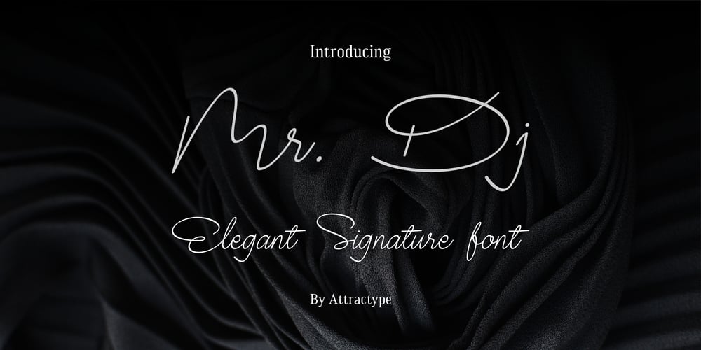 Mr Dj Signature font