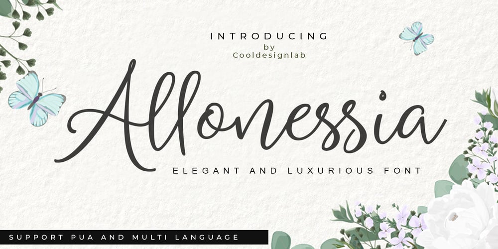 Allonessia font